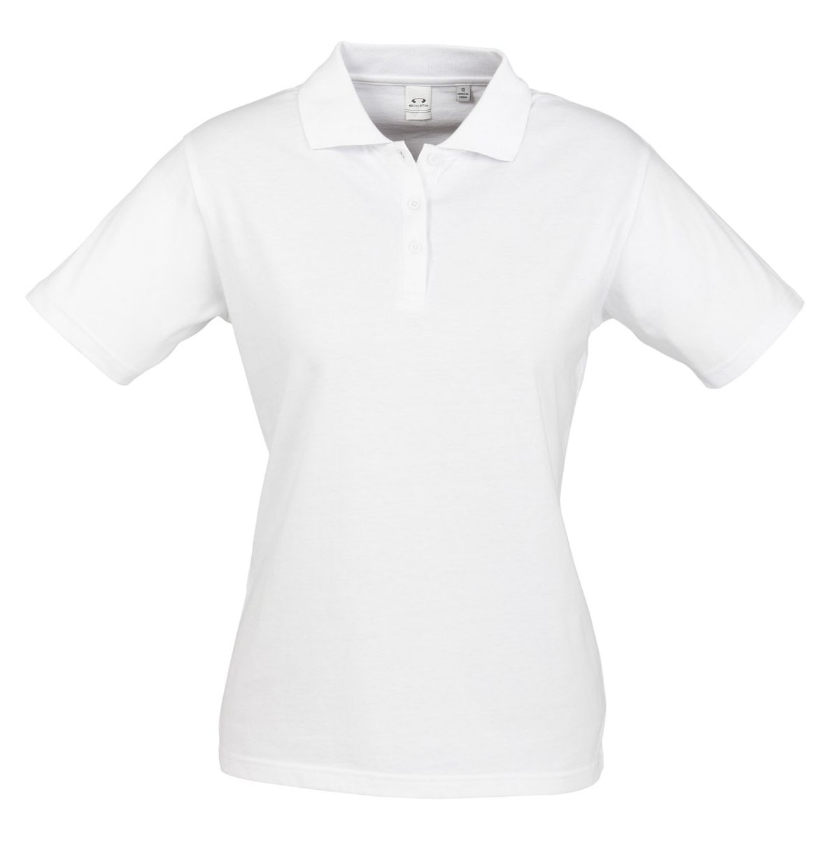 Women's Ice Polo T-Shirts - White | The Uniform Edit