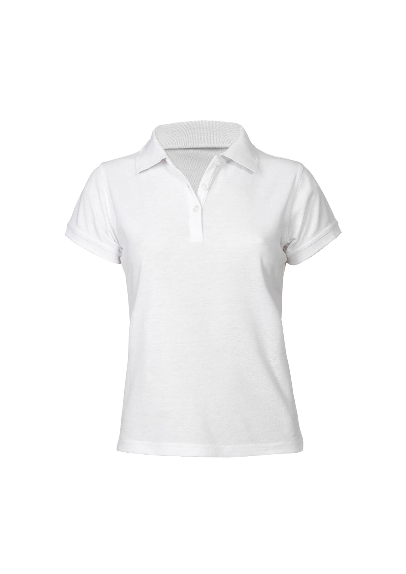 Women's Neon Polo T-Shirts - White | The Uniform Edit