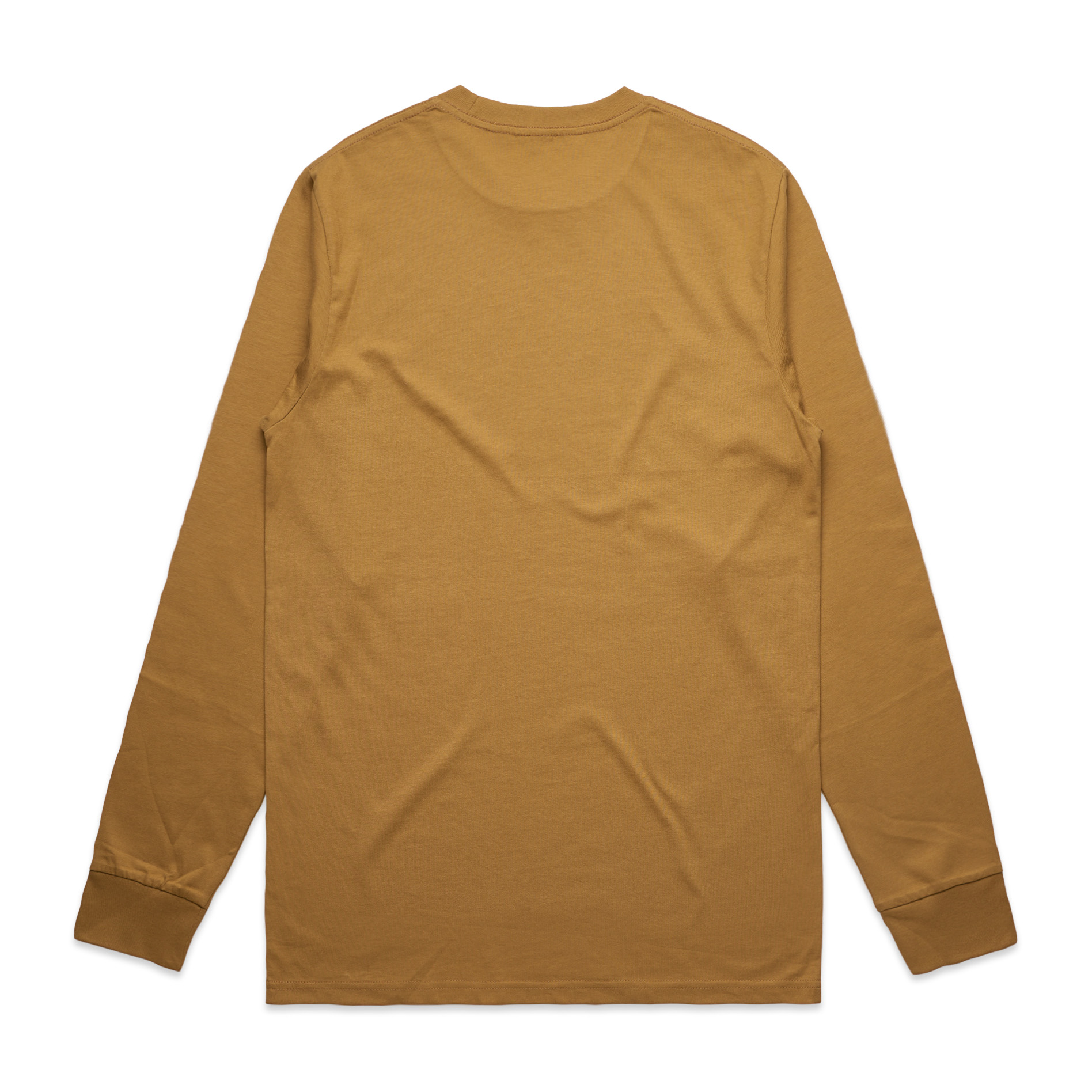 Men's AS Colour Classic Long Sleeve Tee - Camel - Uniform Edit