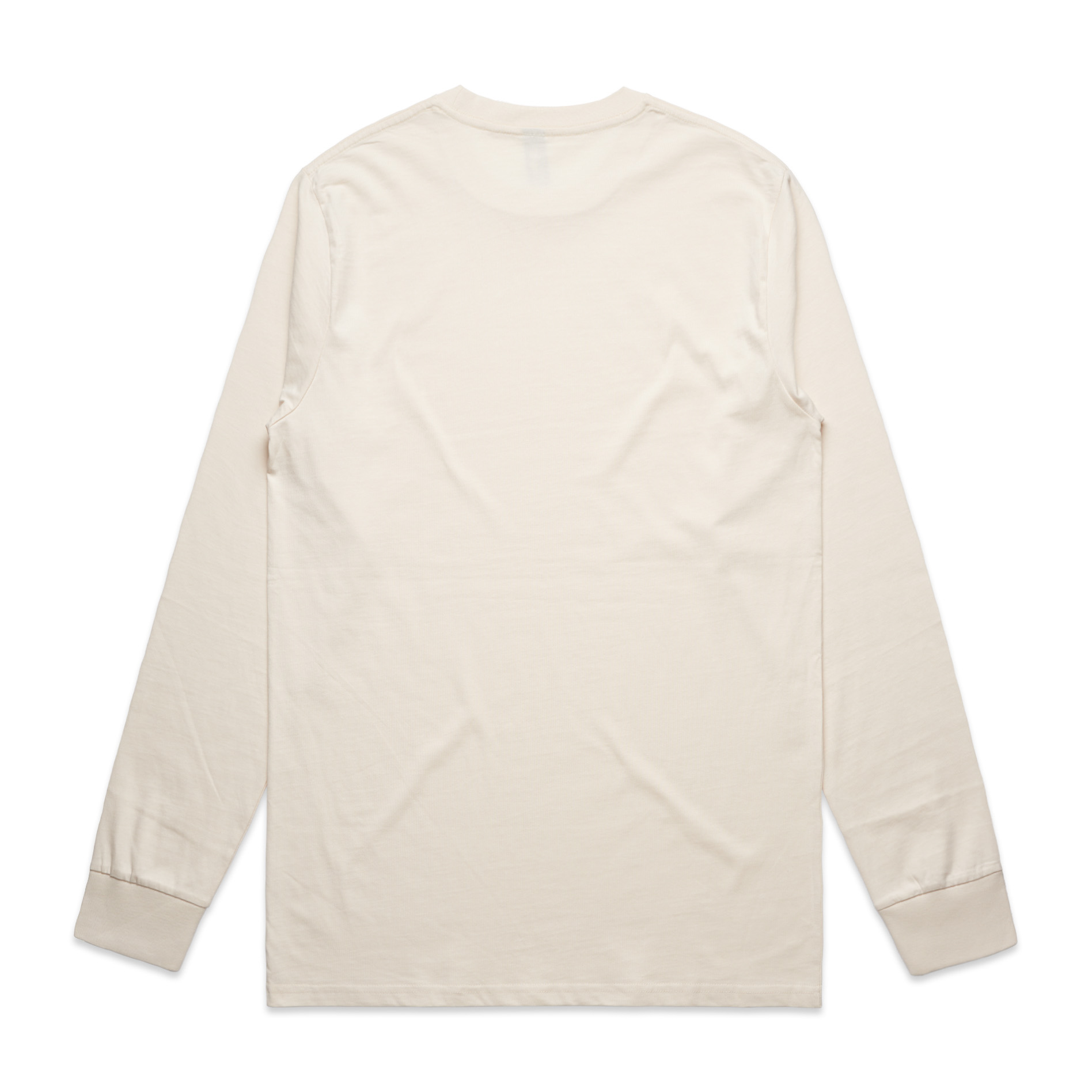 Men's AS Colour Classic Long Sleeve Tee - Ecru - Uniform Edit