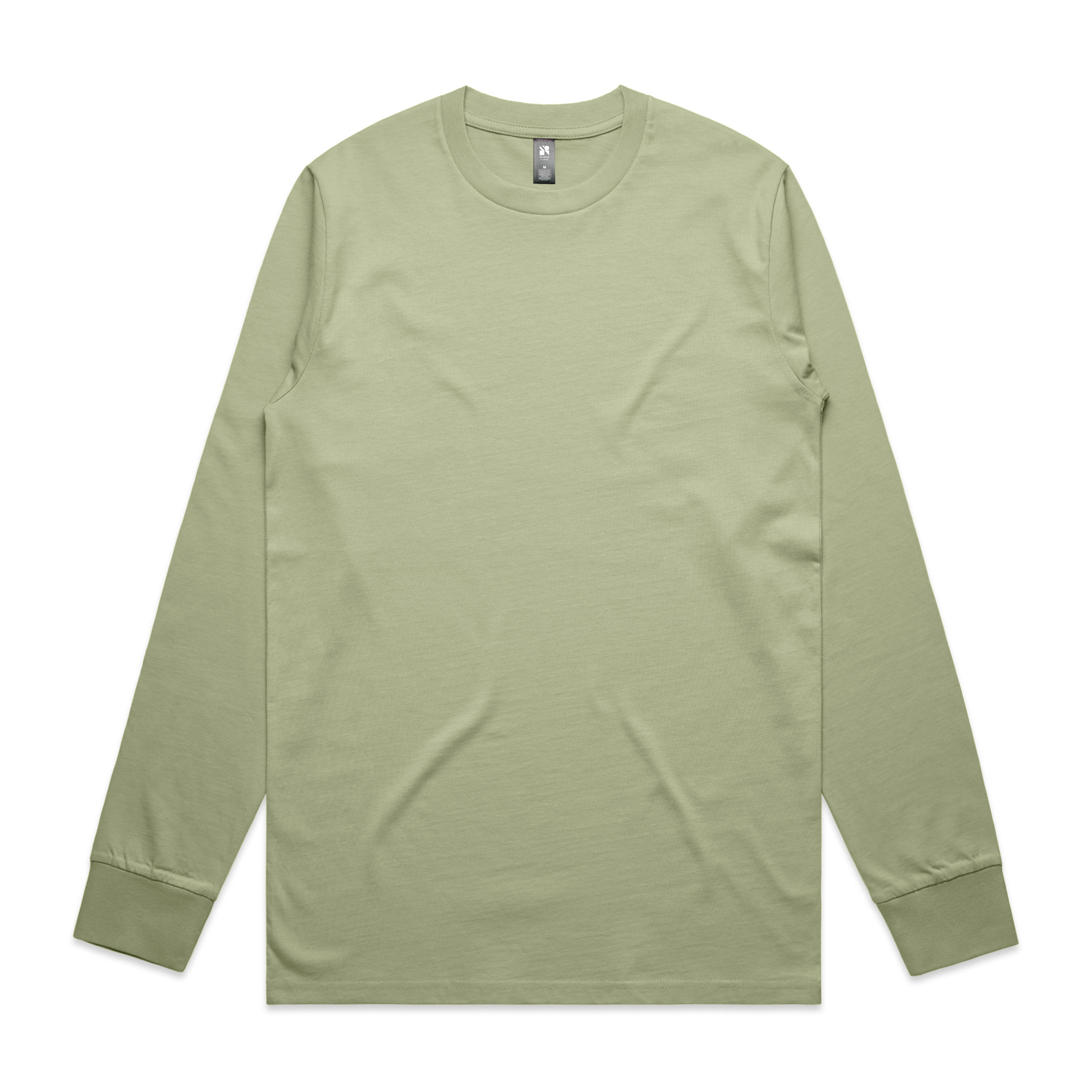 Men's AS Colour Classic Long Sleeve Tee - Pistachio - Uniform Edit