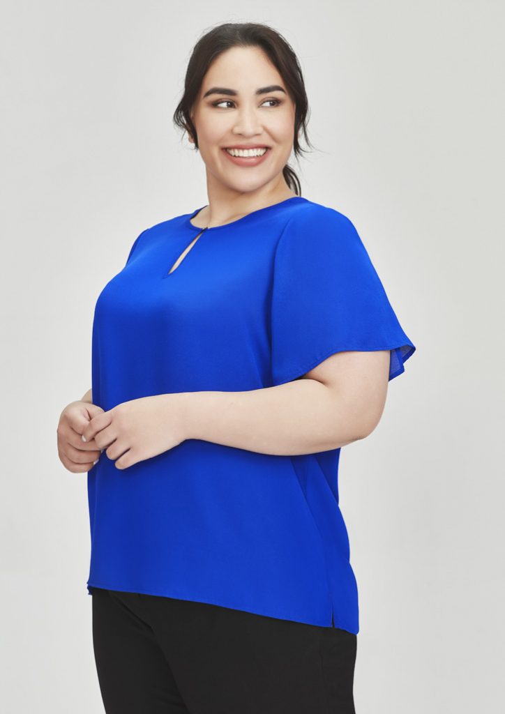 Cobalt blue professional zipblouse... M/L