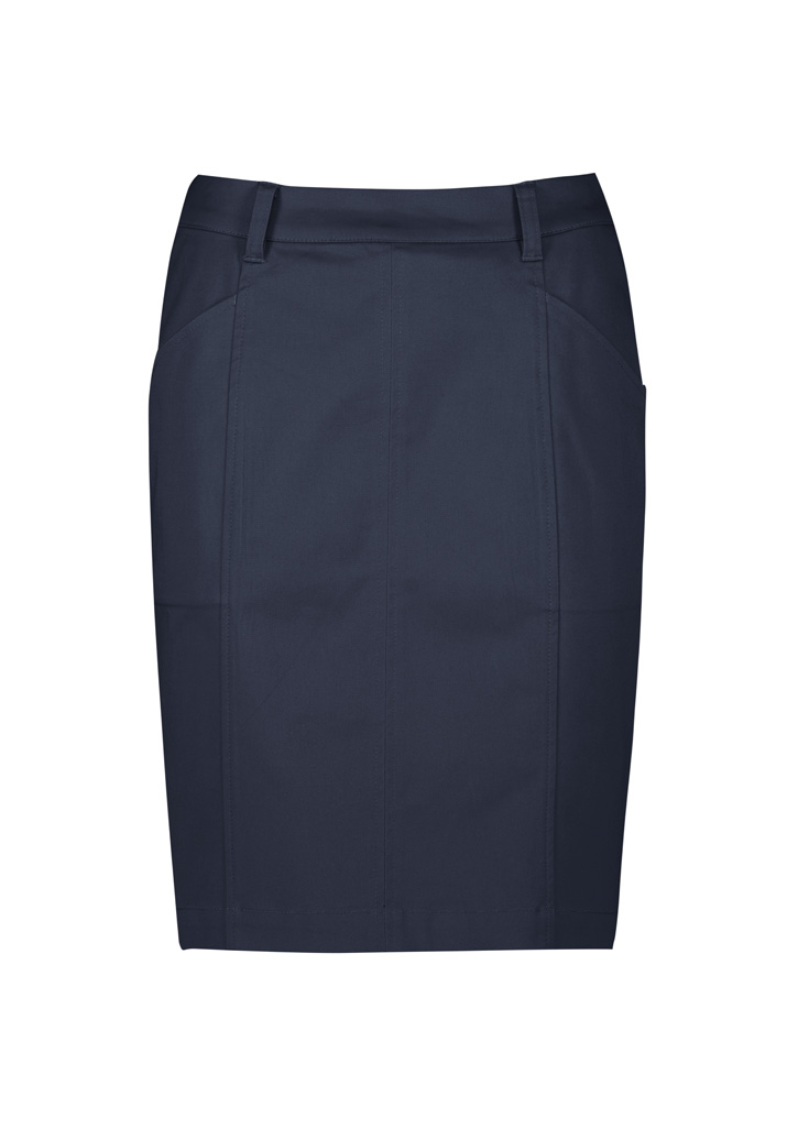 Women's Traveller Chino Skirt - Navy - Uniform Edit