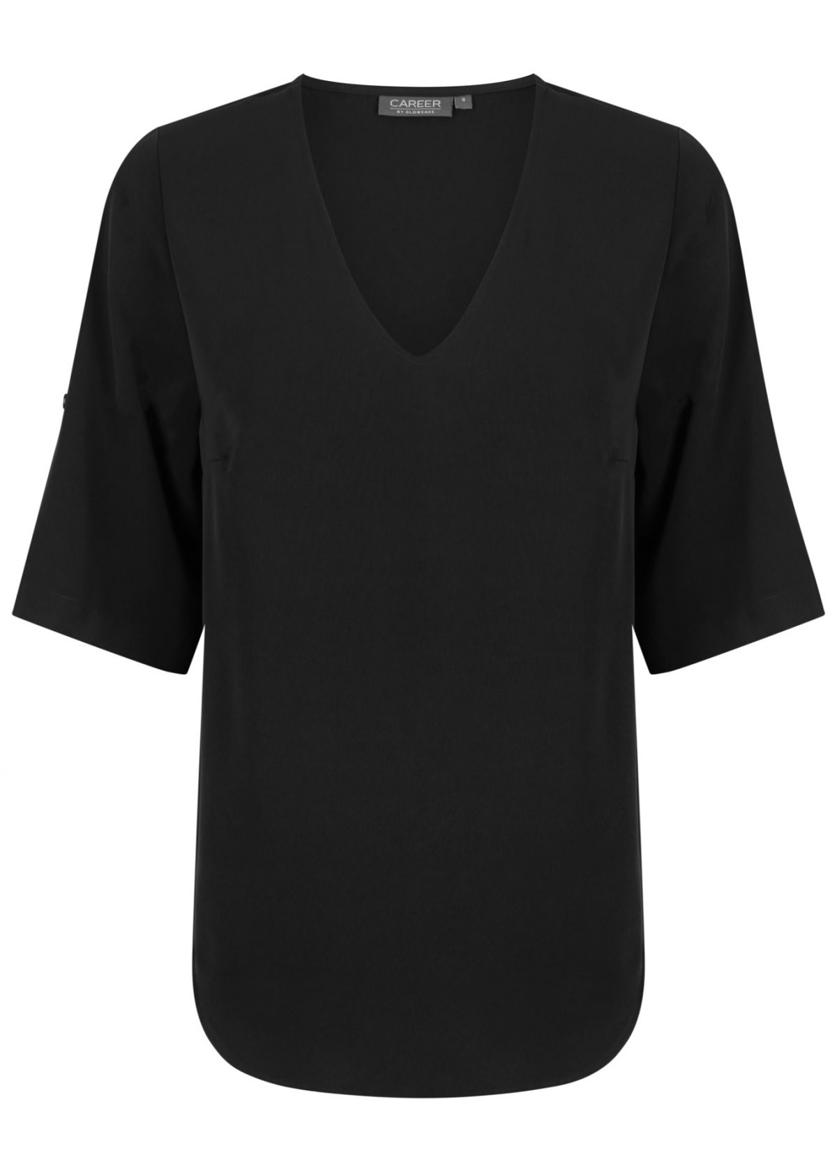 Printed Ruffle Neck Half Placket Top S24 - HQ main image 1