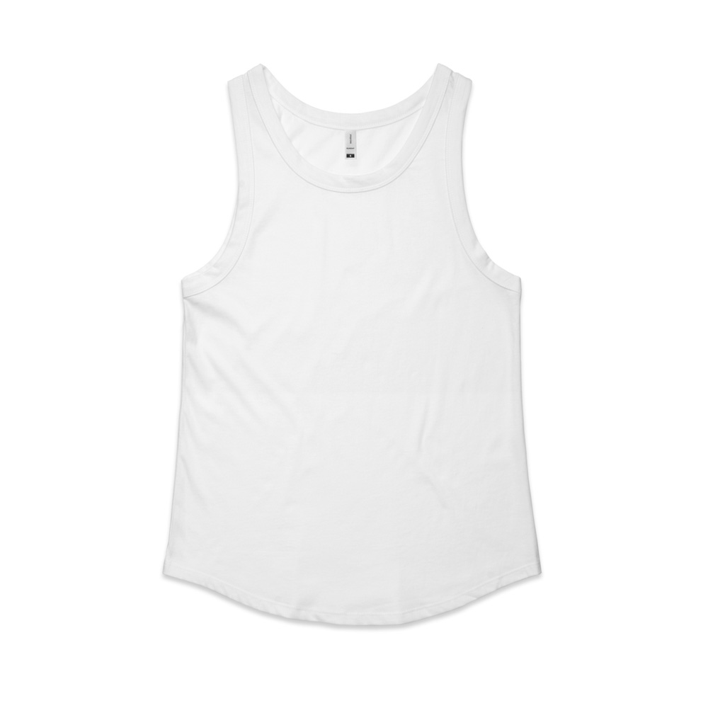 Women's AS Colour Sunday Singlet - White - Uniform Edit