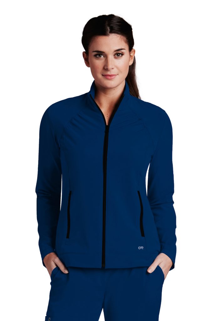 Ladies Barco One Endure Scrub Jacket Indigo Uniform Edit