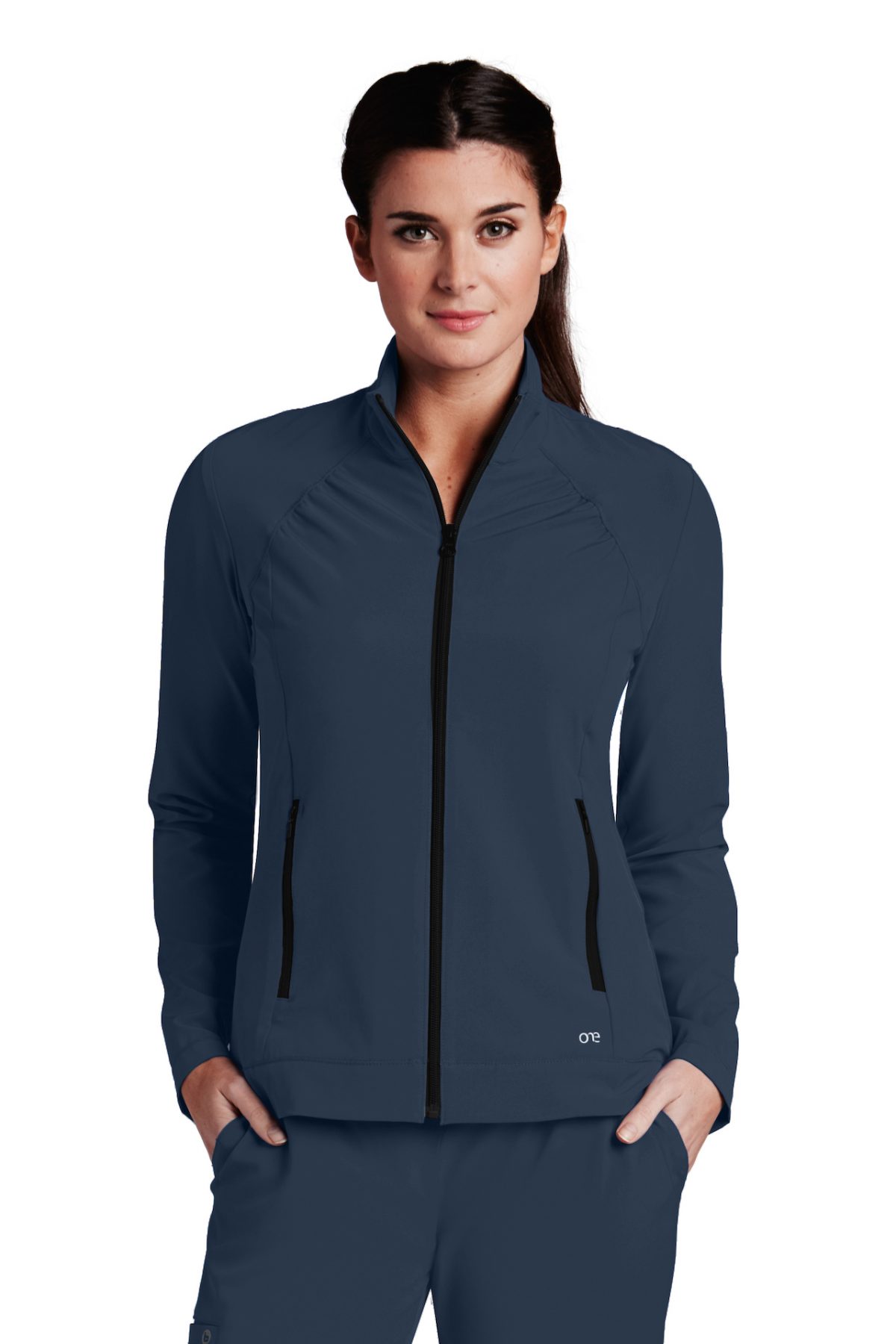 Ladies Barco One Endure Scrub Jacket Steel Uniform Edit