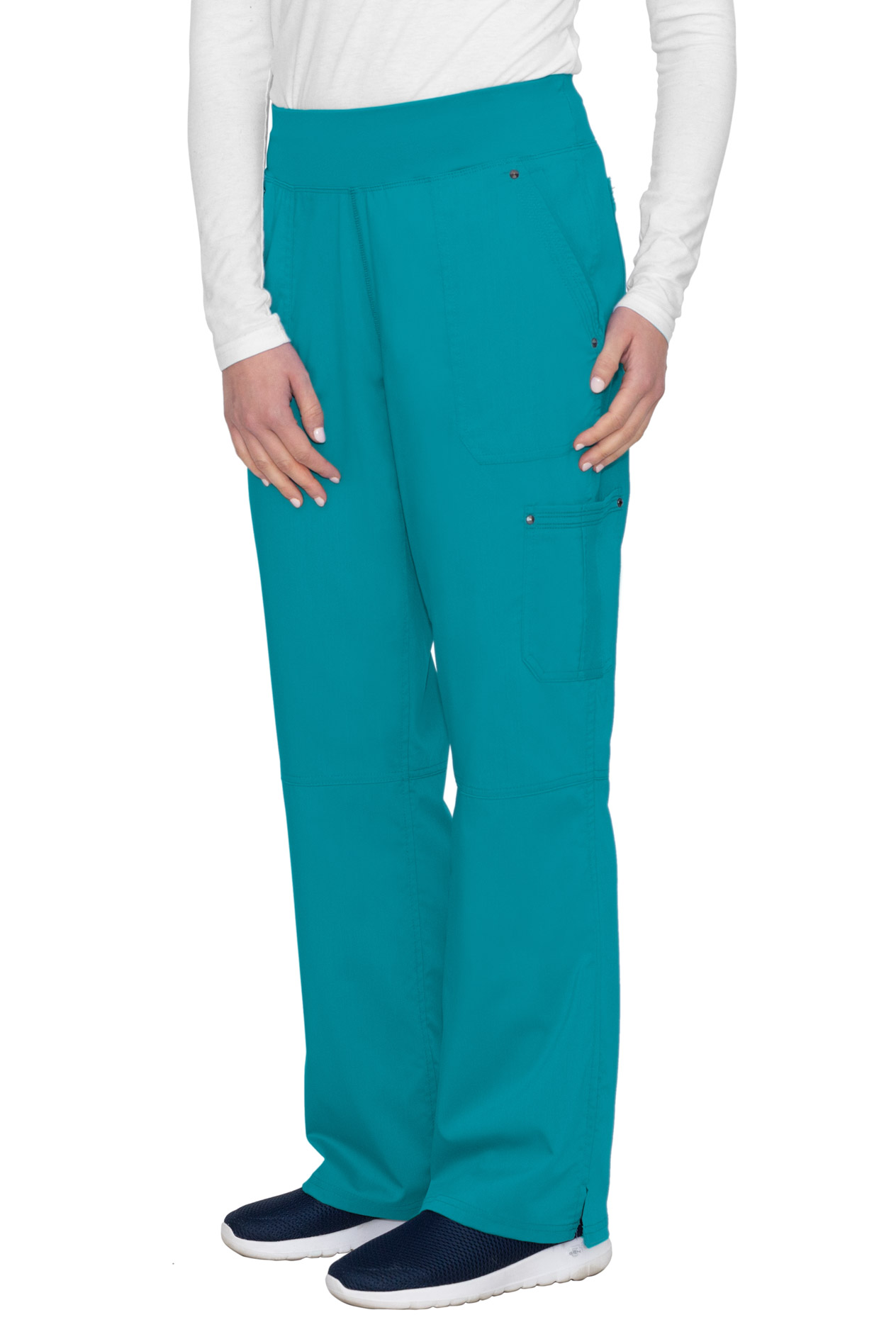 Ladies Tori Scrub Pants by Purple Label - Teal - Uniform Edit