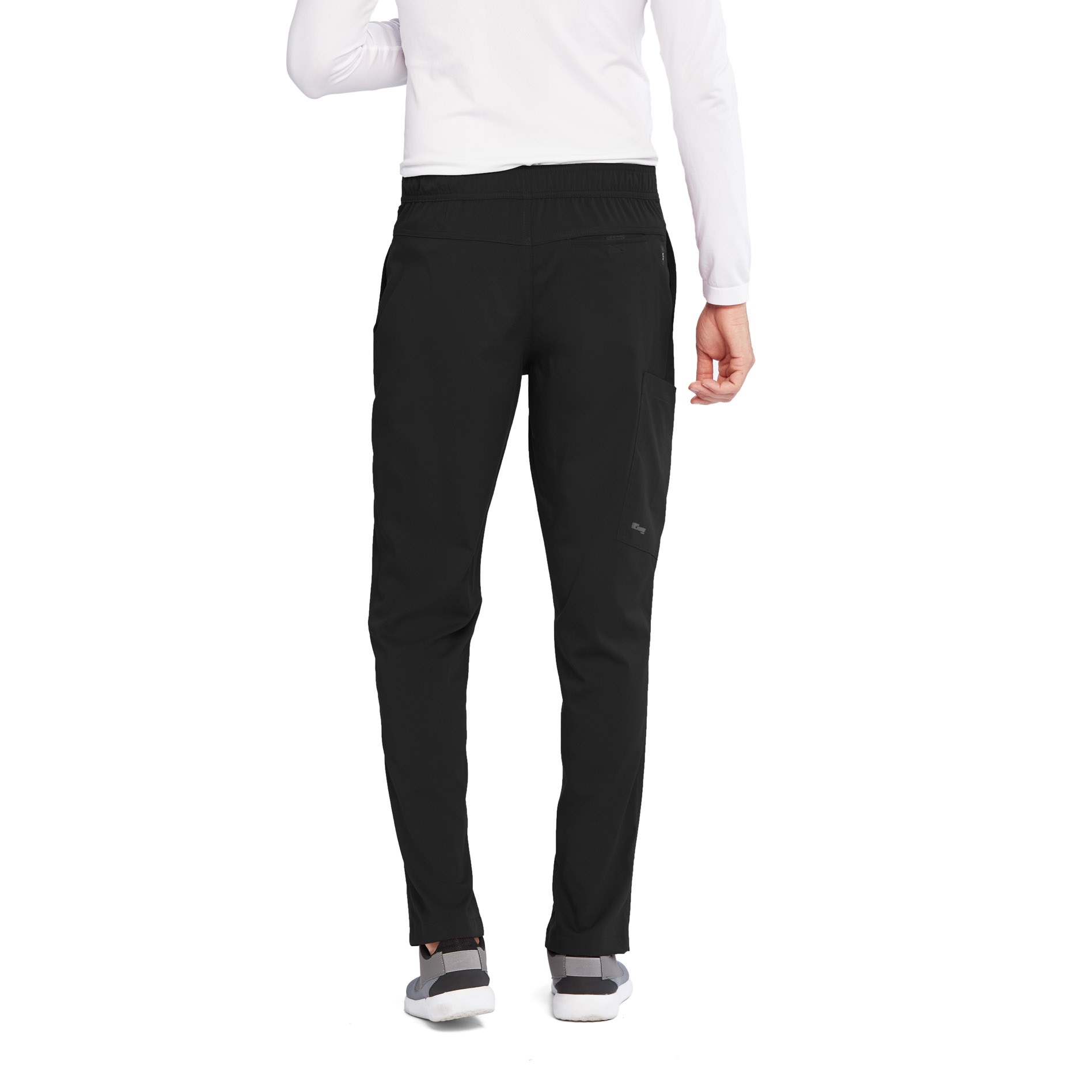 Mens Grey’s Anatomy Stretch Wesley Scrub Pants – Black - The Uniform Edit