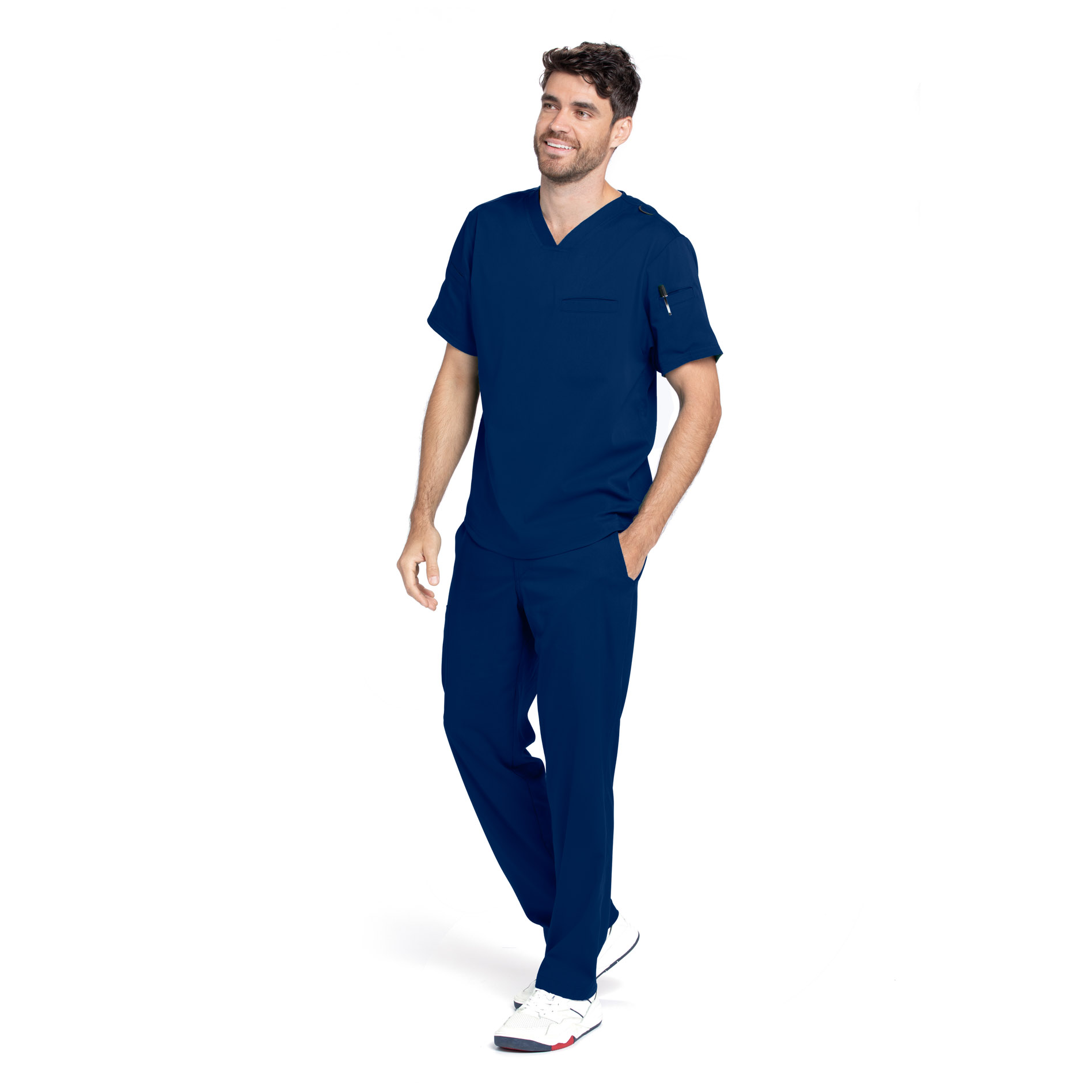 Mens Grey’s Anatomy Stretch Wesley Scrub Pants – Indigo - The Uniform Edit