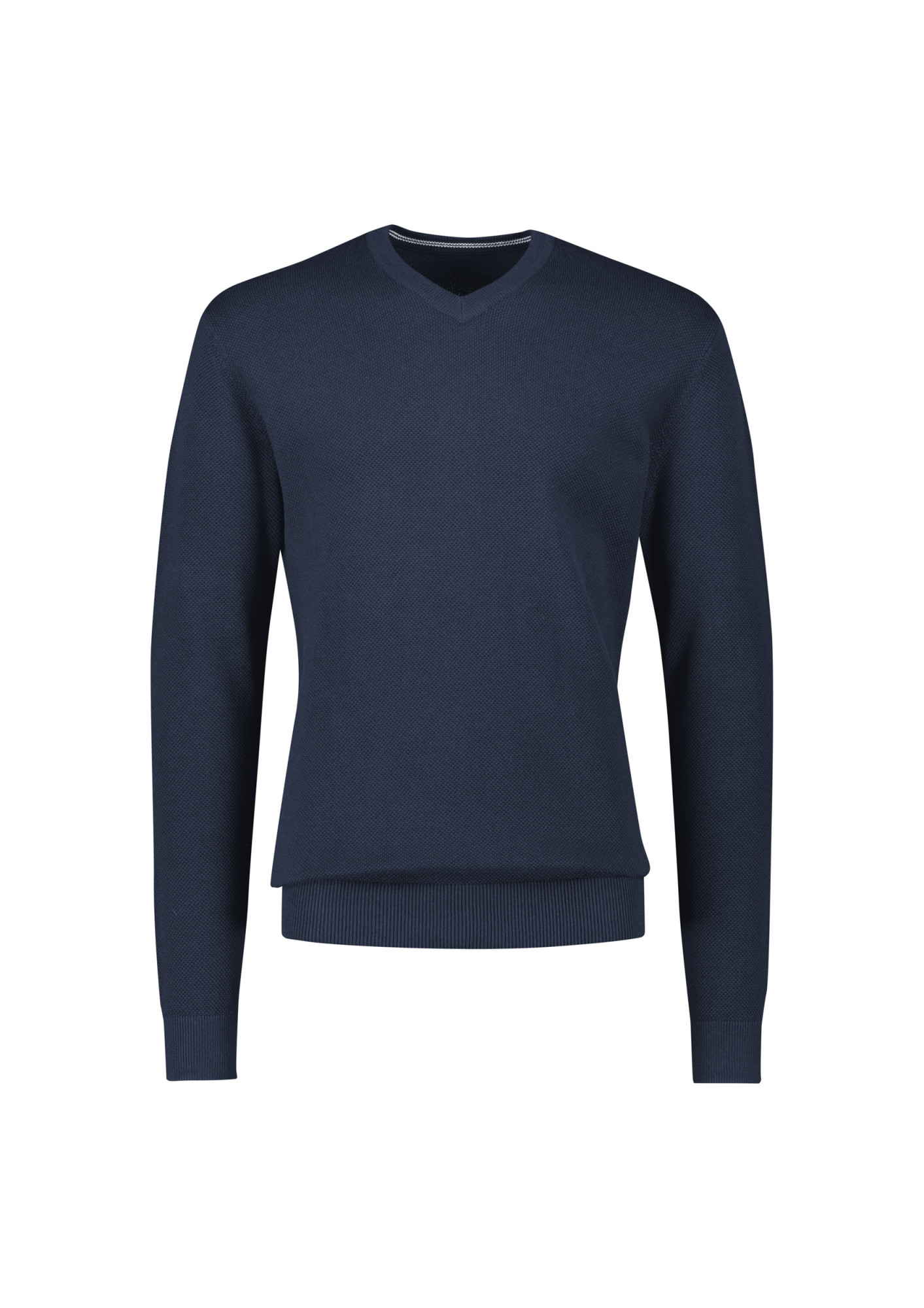 Osaka Men's Pineapple Knit Jumper - Navy - Uniform Edit