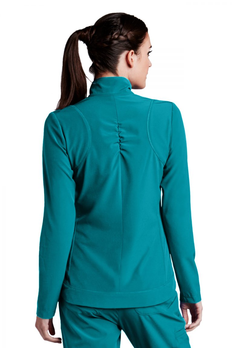 Ladies Barco One Endure Scrub Jacket Teal Uniform Edit