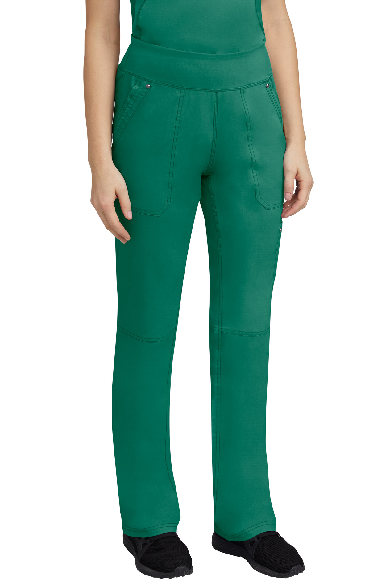 Ladies Tori Scrub Pants by Purple Label - Hunter - Uniform Edit