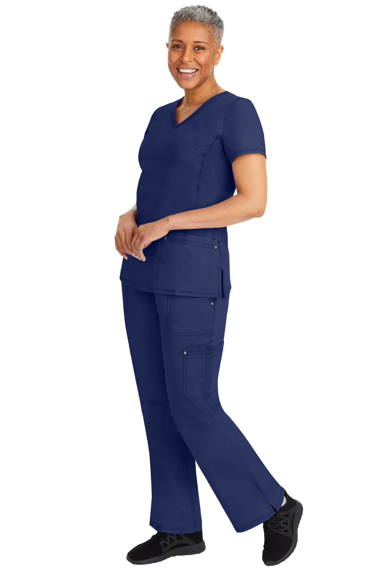 Ladies Tori Scrub Pants by Purple Label - Navy - Uniform Edit