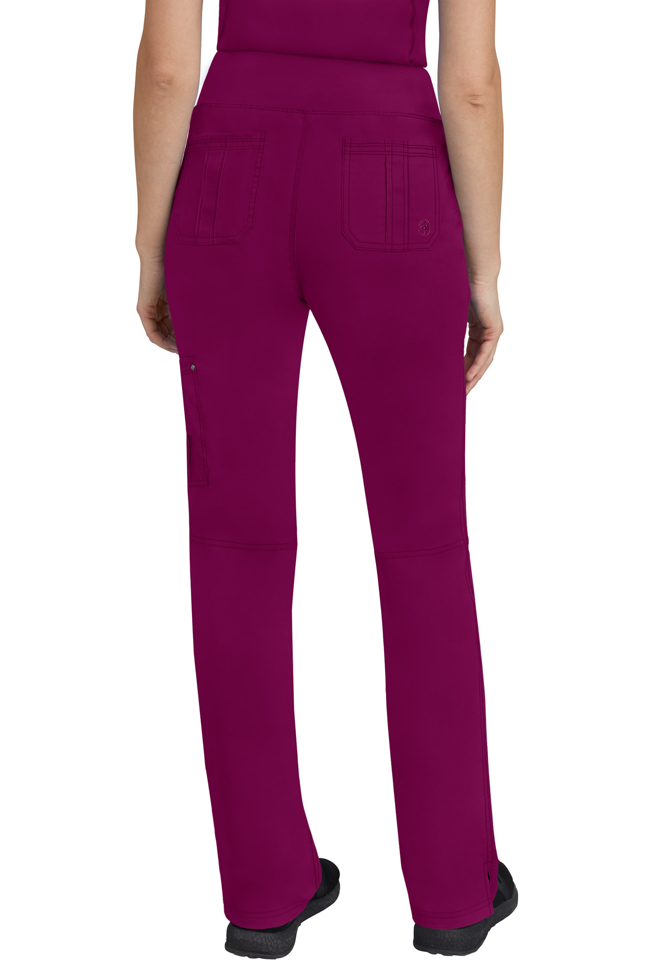 Ladies Tori Scrub Pants by Purple Label - Wine - Uniform Edit