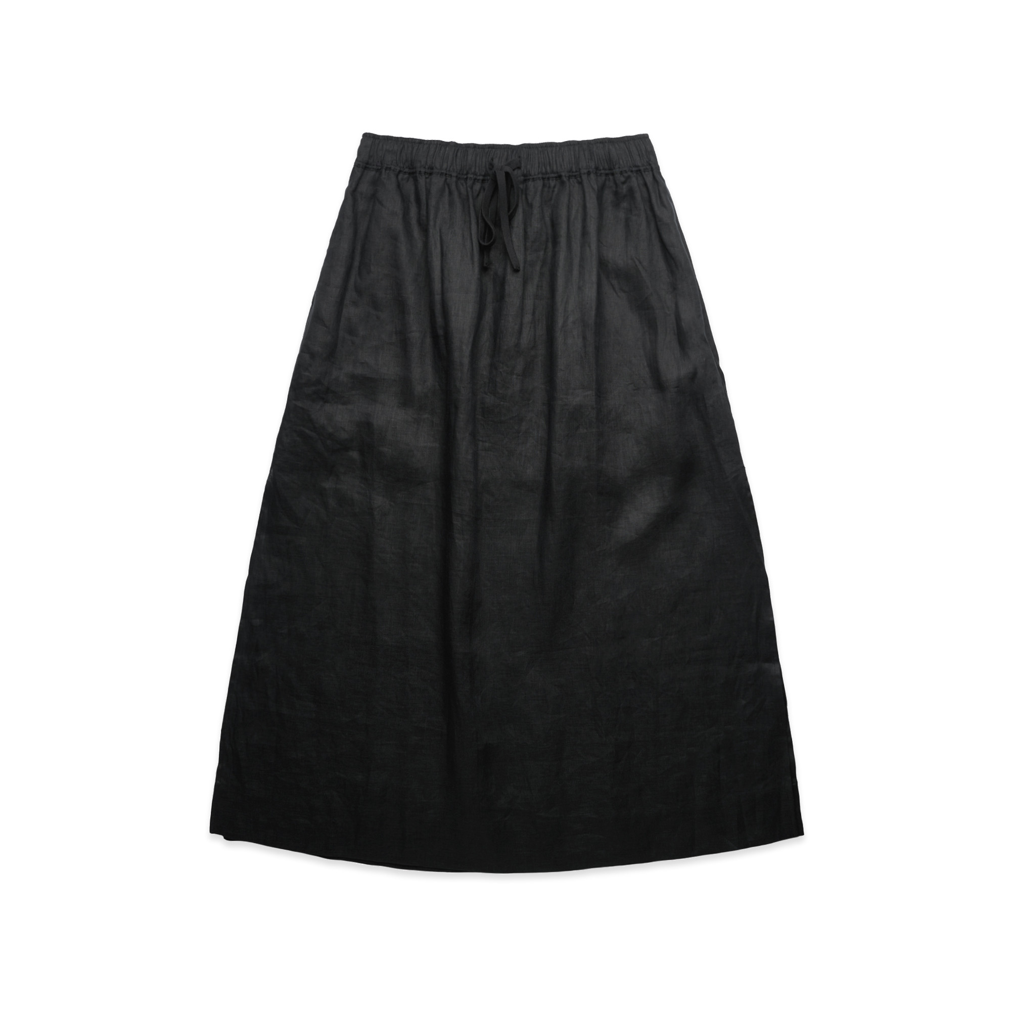 Women's AS Colour Linen Skirt Black Uniform Edit