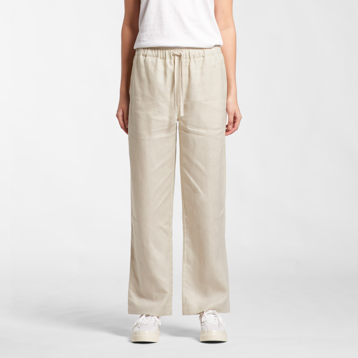 Womens AS Colour Linen Pants - Black | The Uniform Edit