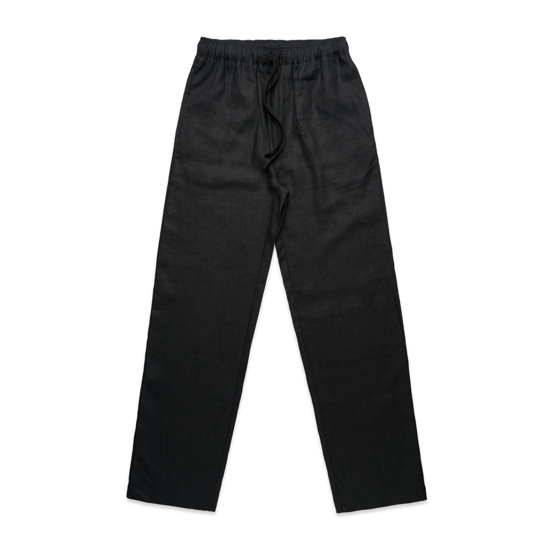 Womens AS Colour Linen Pants - Black | The Uniform Edit