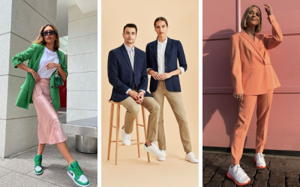Corporate Wear with Kicks – How to Wear Sneakers to Work in Style - Uniform  Edit