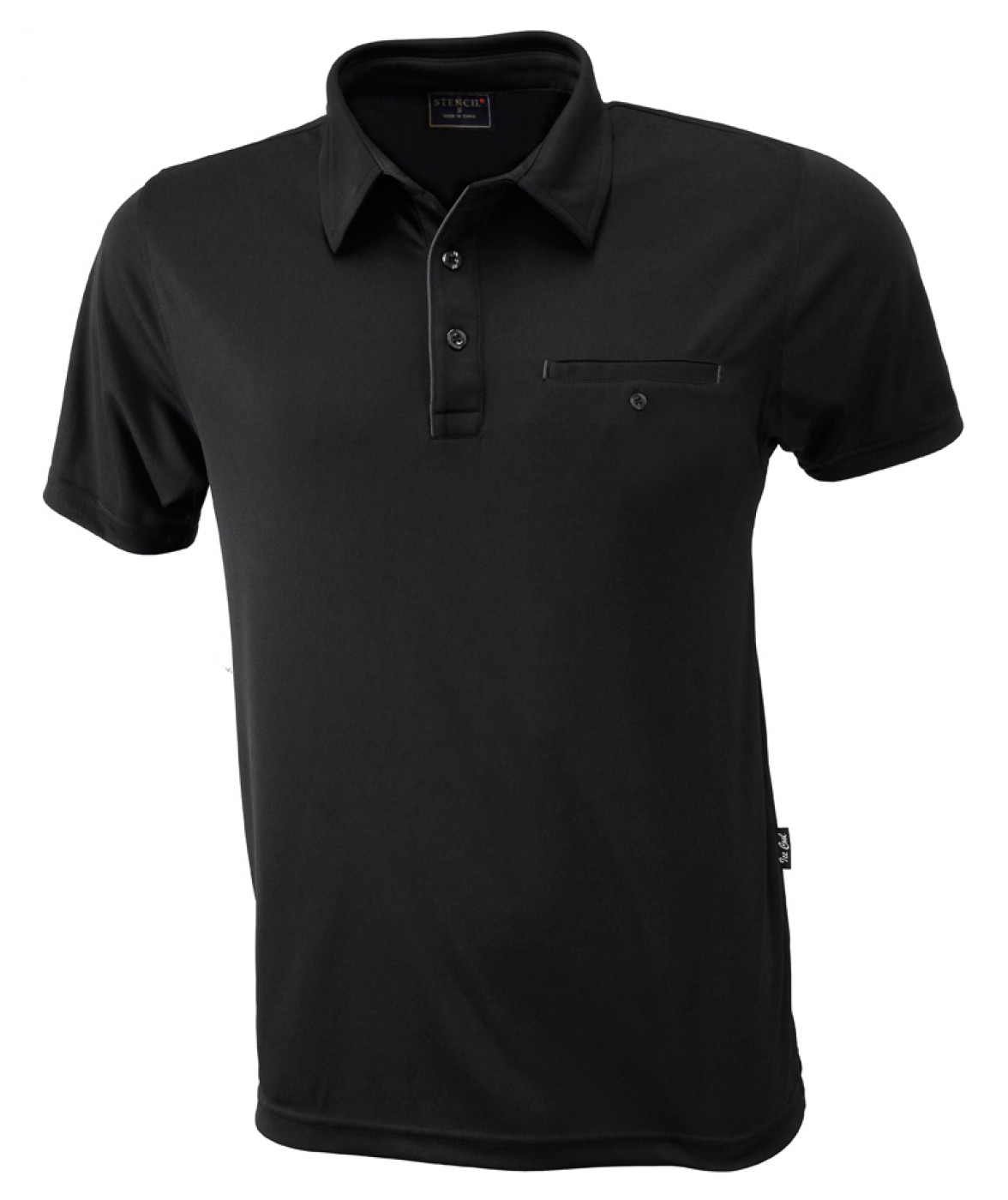 Men's Boston Polo - Charcoal Black | The Uniform Edit