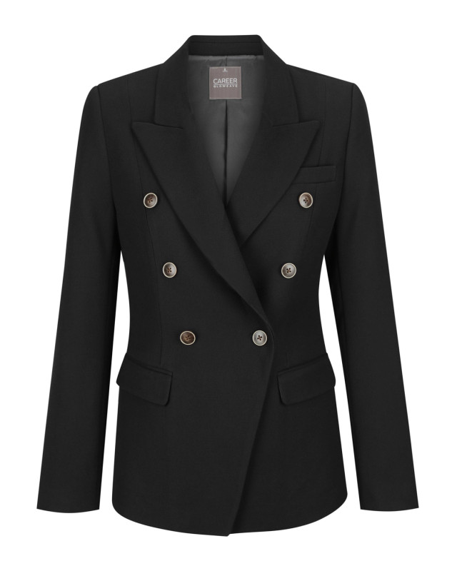 Women's Bronte Double Breasted Blazer Black