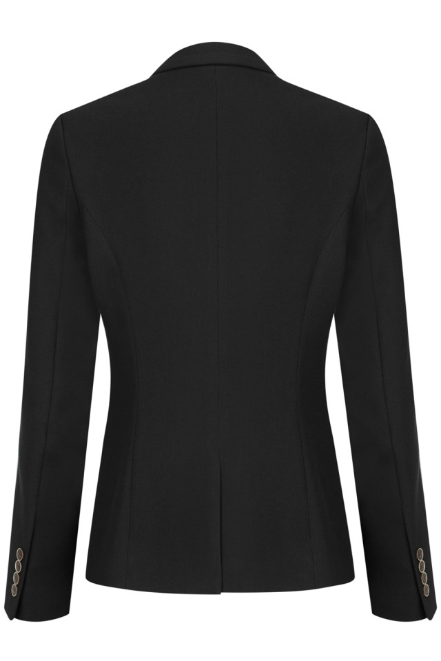 Women's Bronte Double Breasted Blazer Black - Image 2