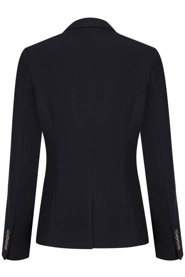 Women's Bronte Double Breasted Blazer Navy - Image 3