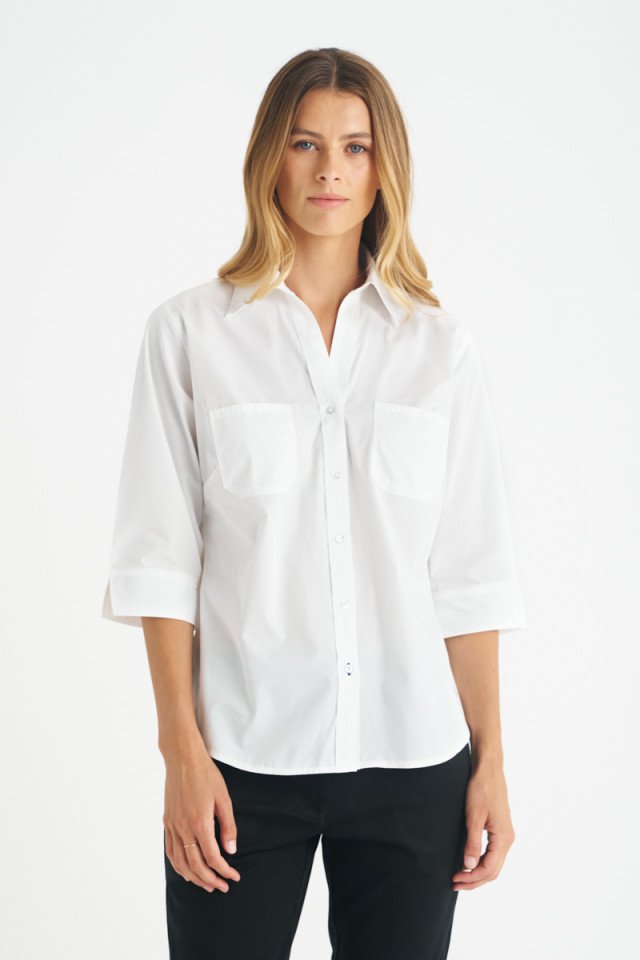 Women's Harley 3/4 Sleeve Shirt Gun Metal - Image 2
