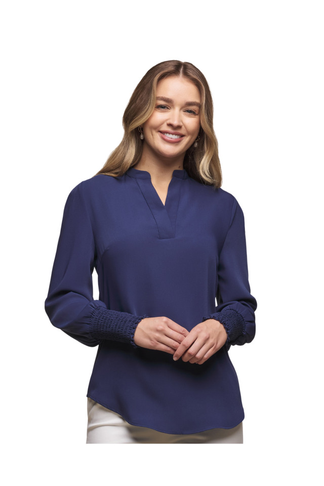 Women's Marni 1/2 Placket Top Black - Image 3