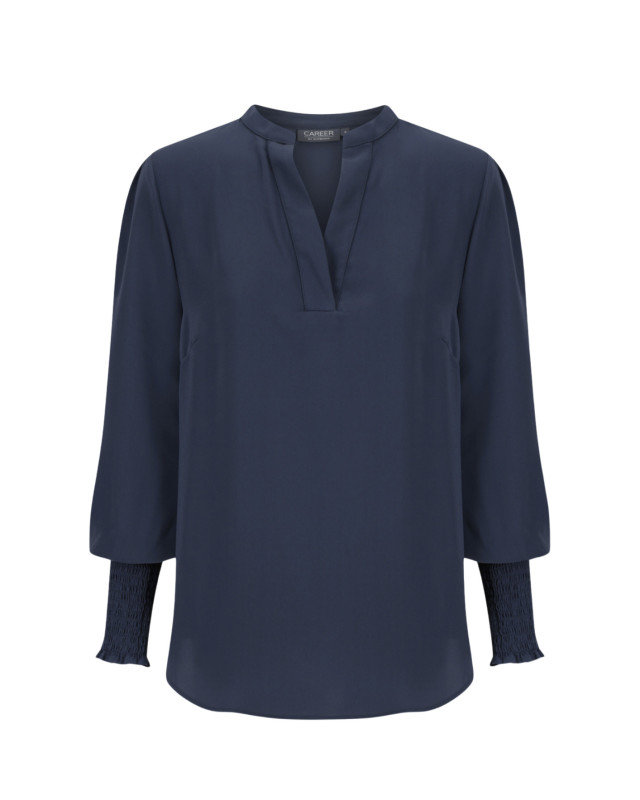 Women's Marni 1/2 Placket Top Navy