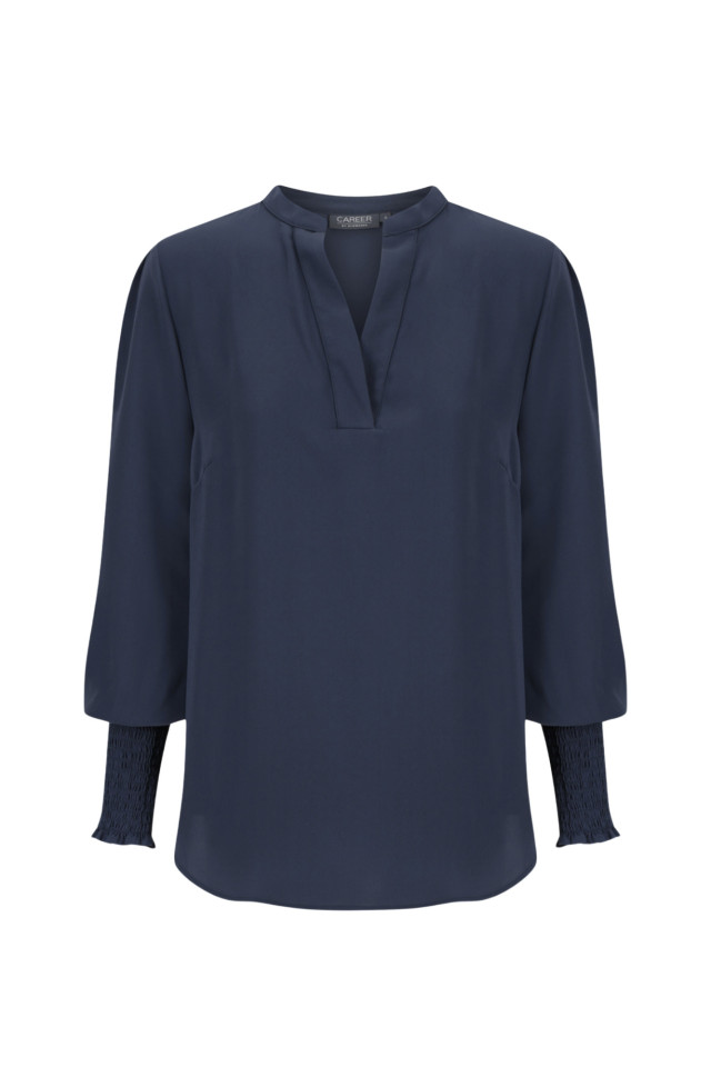 Women's Marni 1/2 Placket Top Navy