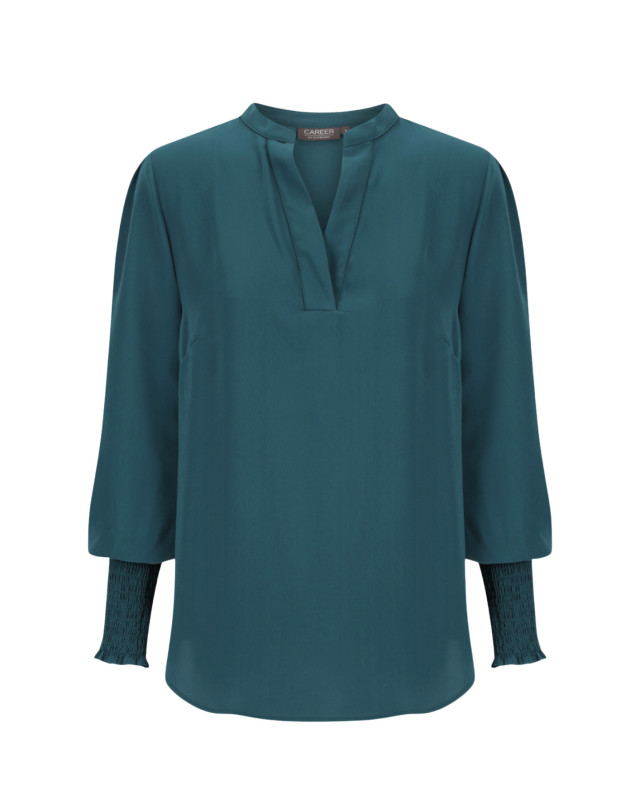 Women's Marni 1/2 Placket Top Peacock
