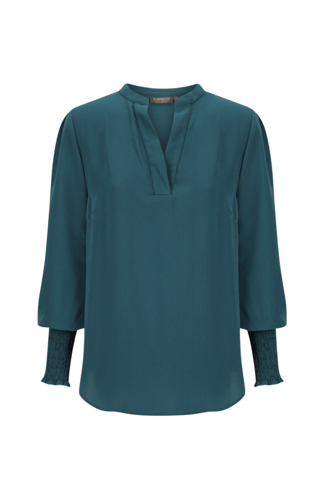 Women's Marni 1/2 Placket Top Peacock