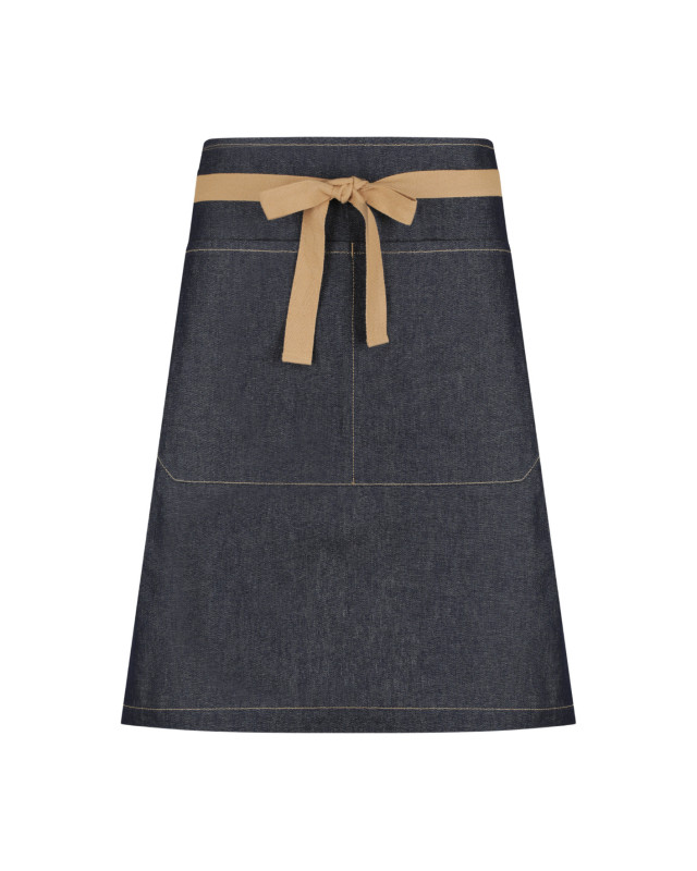 Unisex Charlie Waist Apron Indigo Denim