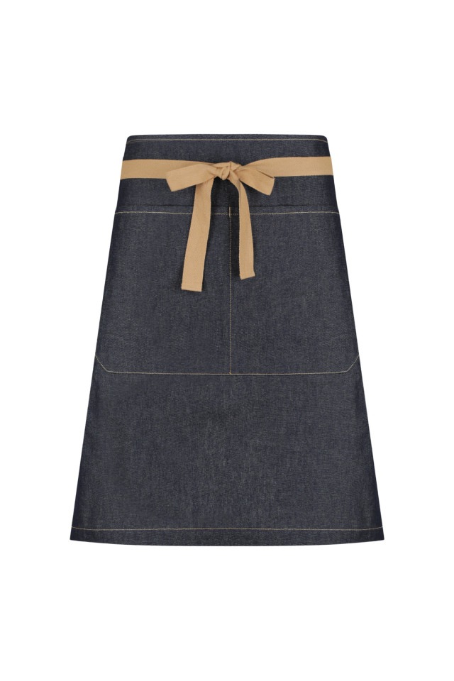 Unisex Charlie Waist Apron Indigo Denim