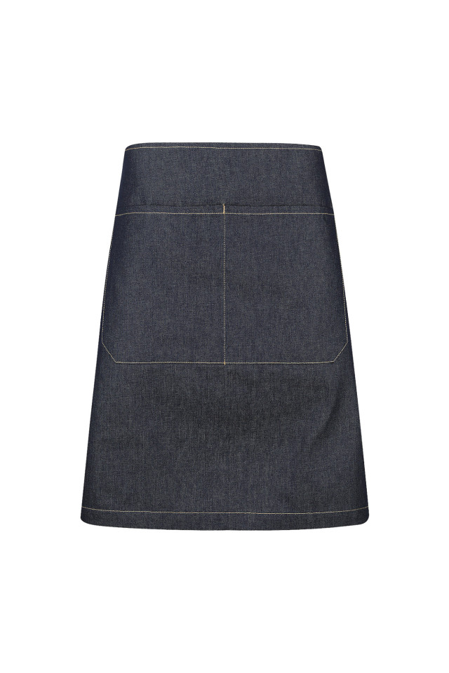Unisex Charlie Waist Apron Indigo Denim - Image 2