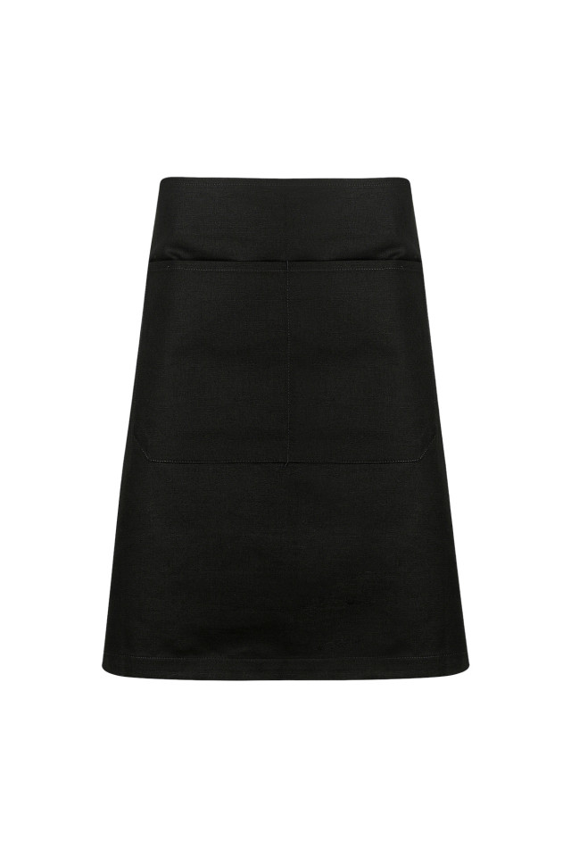 Unisex Jimmy Waist Apron Black - Image 2