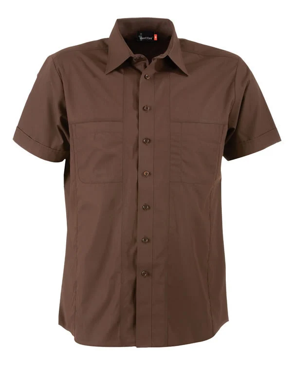 Men’s Aston Short Sleeve Shirt Chocolate