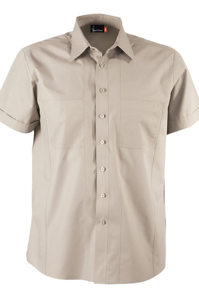 Men’s Aston Short Sleeve Shirt Stone