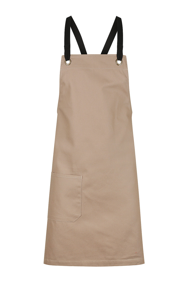 Unisex Brooklyn Bib Apron Walnut
