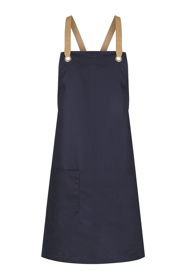 Unisex Brooklyn Bib Apron Navy