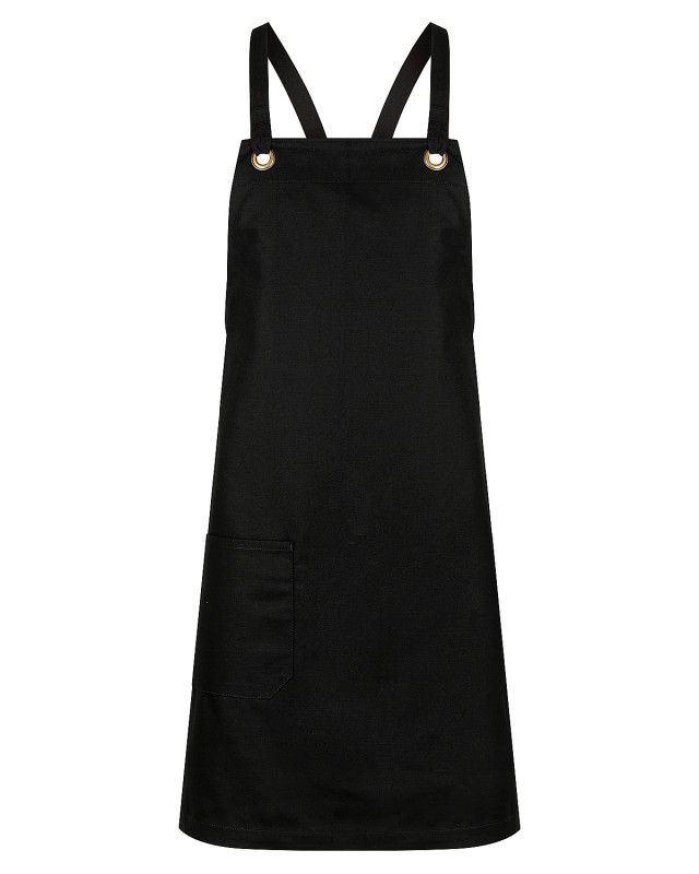 Unisex Brooklyn Bib Apron Black