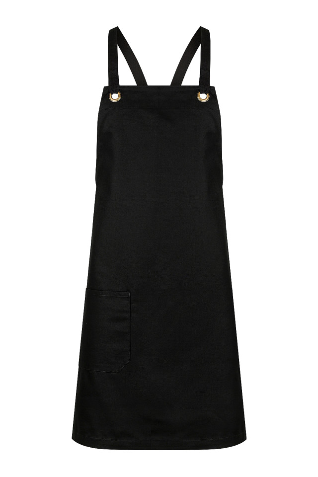 Unisex Brooklyn Bib Apron Black