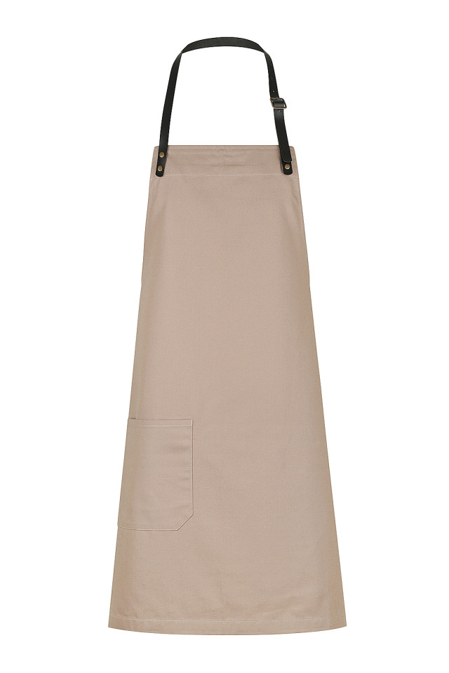 Unisex Luca Bib Apron Walnut