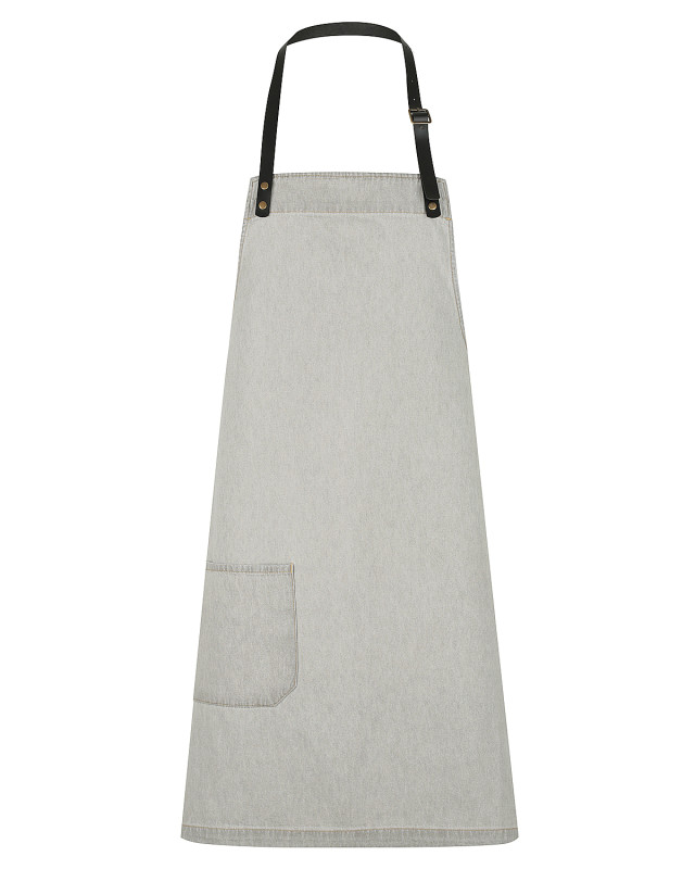Unisex Byron Bib Apron Vintage Grey