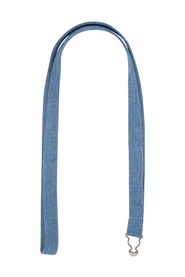Unisex Louie Bib Apron Stonewash Blue - Image 2