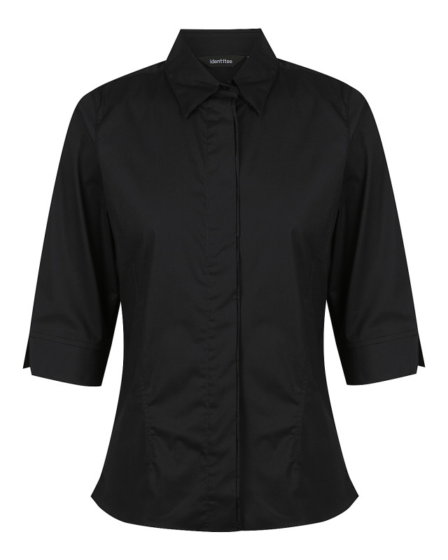 Women’s Stella 3/4 Sleeve Shirt Black