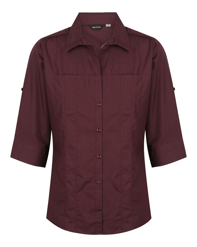 Women's Murray 3/4 Sleeve Shirt Wine
