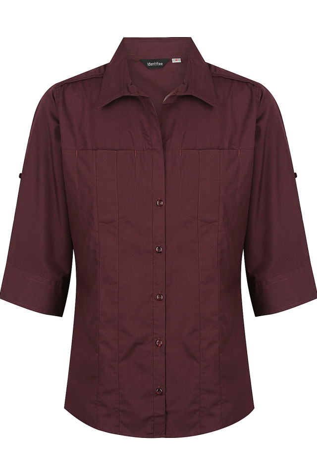 Women's Murray 3/4 Sleeve Shirt Wine