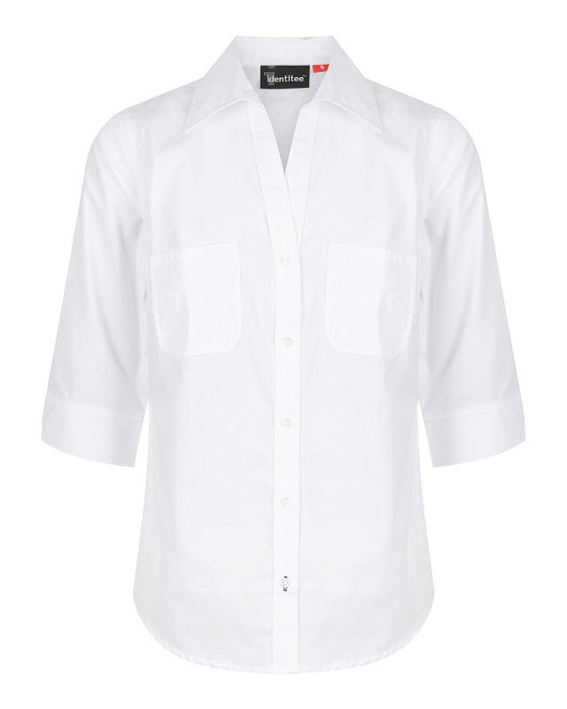 Women's Harley 3/4 Sleeve Shirt White